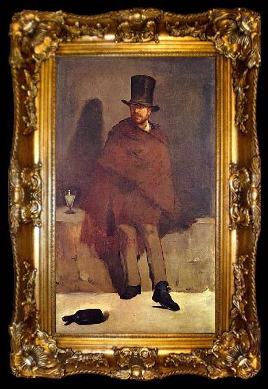 framed  Edouard Manet Absinthtrinker, ta009-2